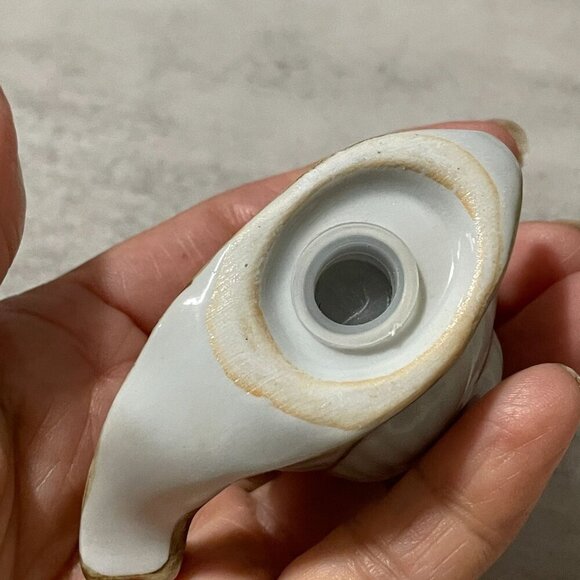 Vintage Snail Figurine Ceramic Floral Salt Pepper Shaker 2-Piece Set - Picture 6 of 6